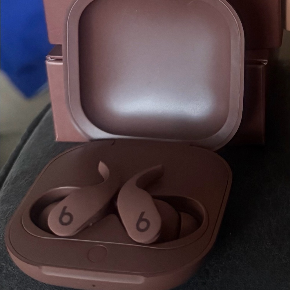 Beats by Dre Beats x Kim True Wireless Earbuds in Mauve and Tan